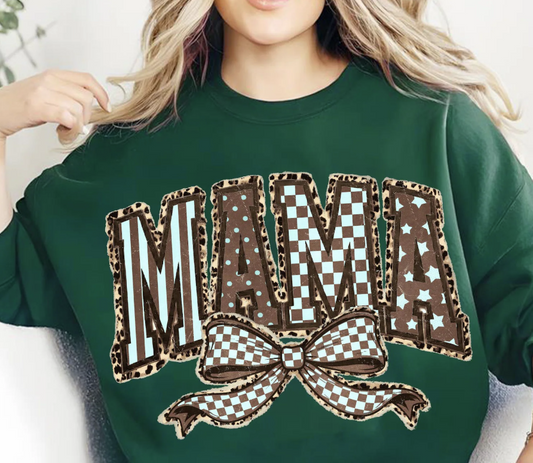 MAMA BROWN CHECKERED-TRANSFER ONLY