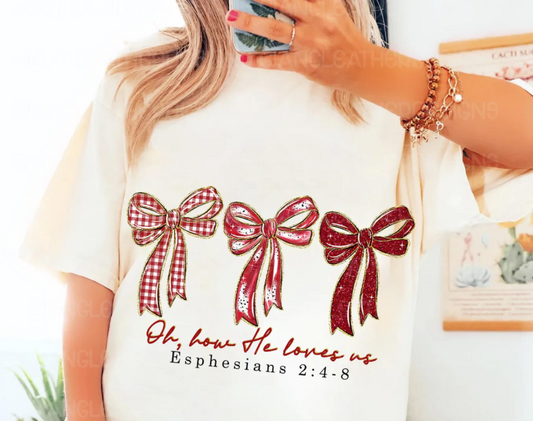 OH HOW HE LOVES US- TRANSFER ONLY