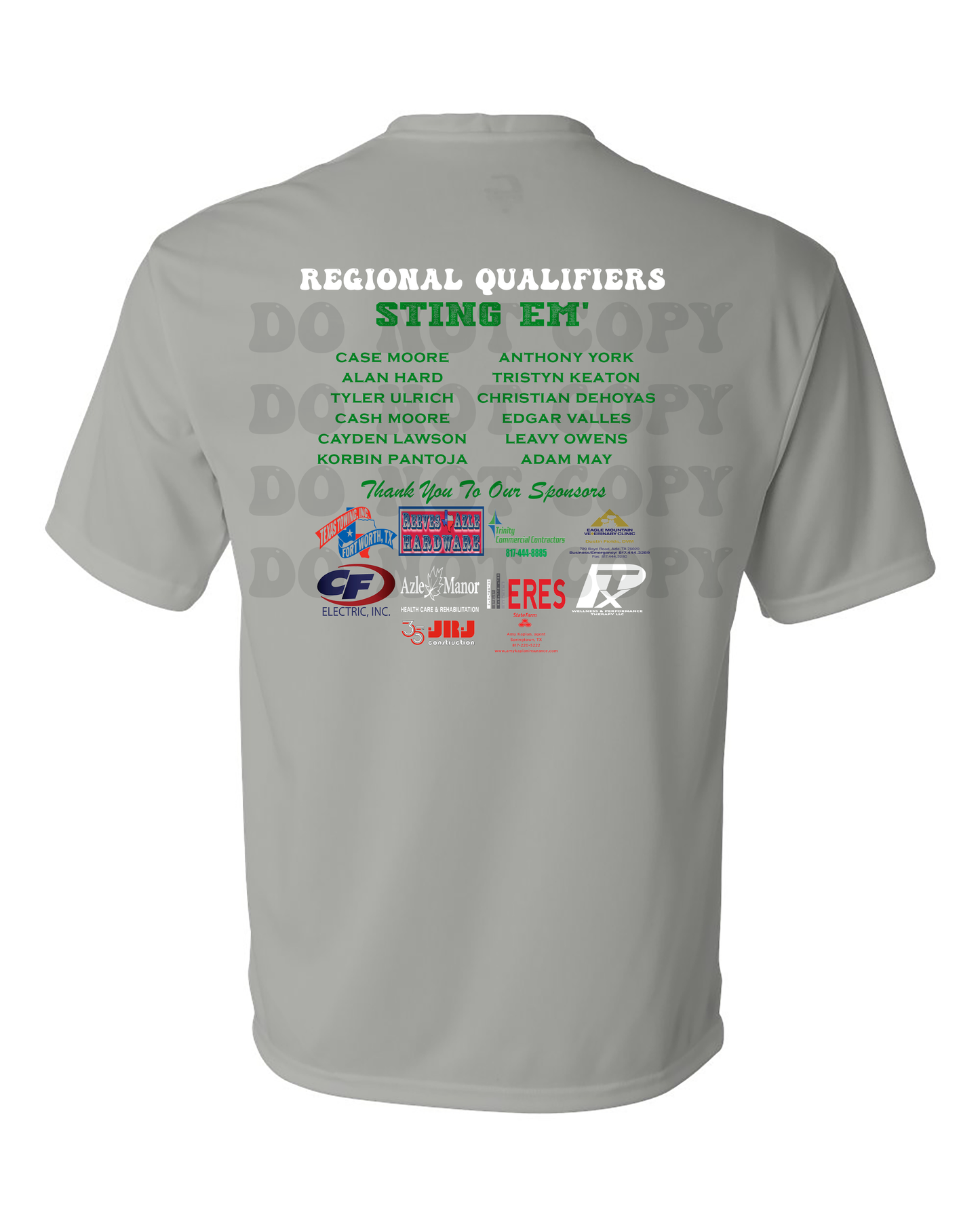 POWERLIFTING REGIONAL SHIRT BOYS-AHSPL