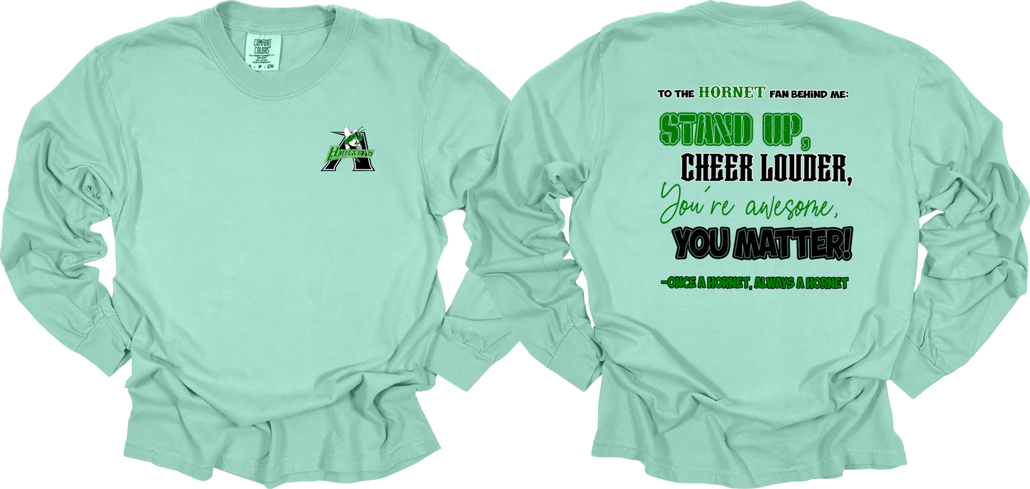 TO THE HORNET BEHIND ME-LONG SLEEVE COMFORT COLORS-AHS2026