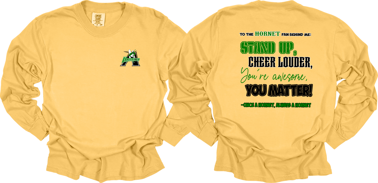 TO THE HORNET BEHIND ME-LONG SLEEVE COMFORT COLORS-AHS2026