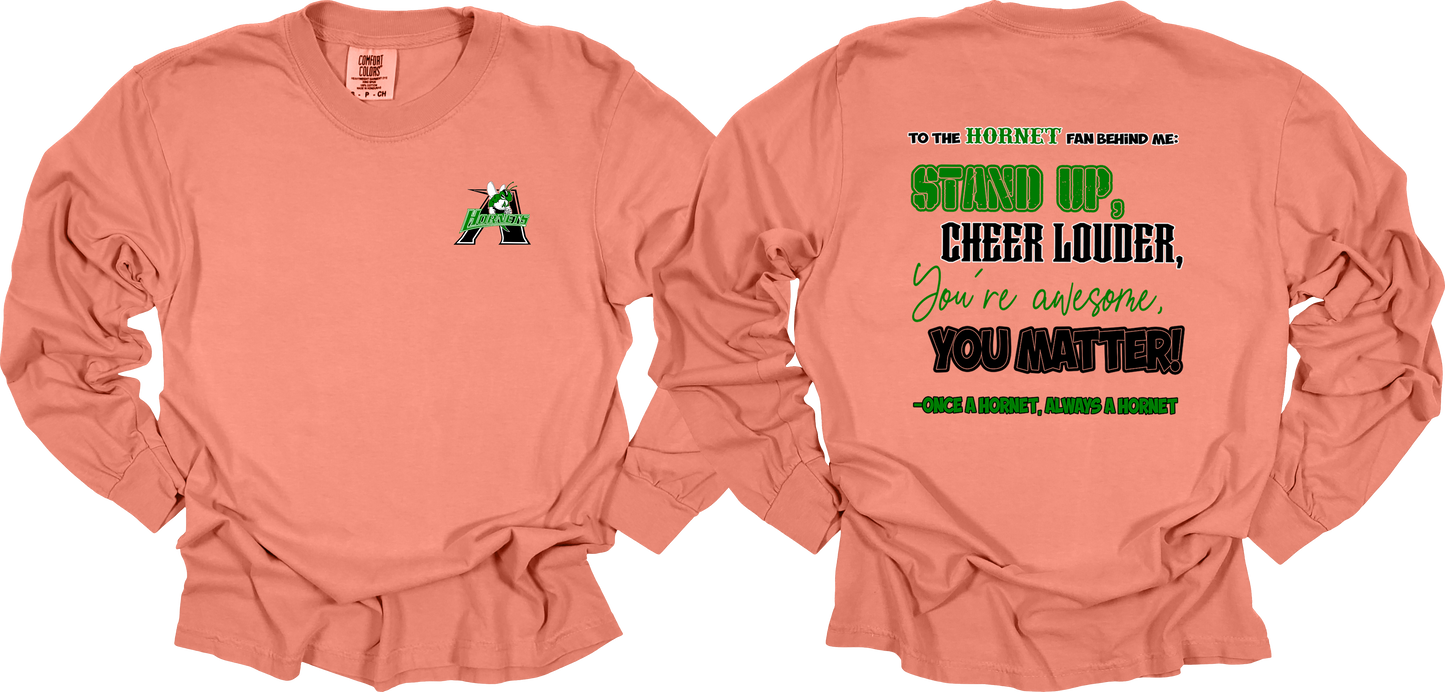 TO THE HORNET BEHIND ME-LONG SLEEVE COMFORT COLORS-AHS2026