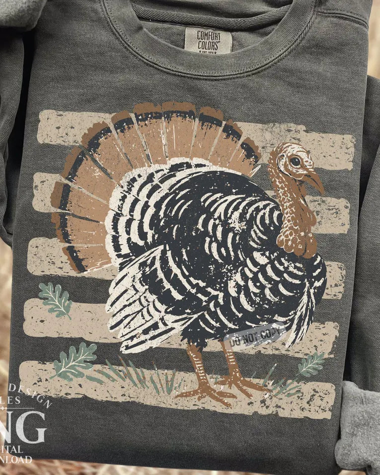 VINTAGE TURKEY- TRANSFER ONLY