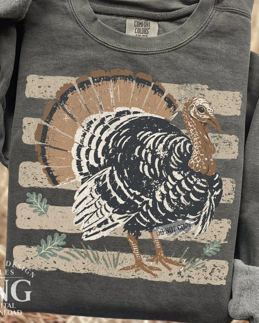 VINTAGE TURKEY- TRANSFER ONLY