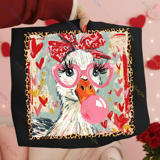 VALENTINE GOOSE BUBBLEGUM-TRANSFER ONLY