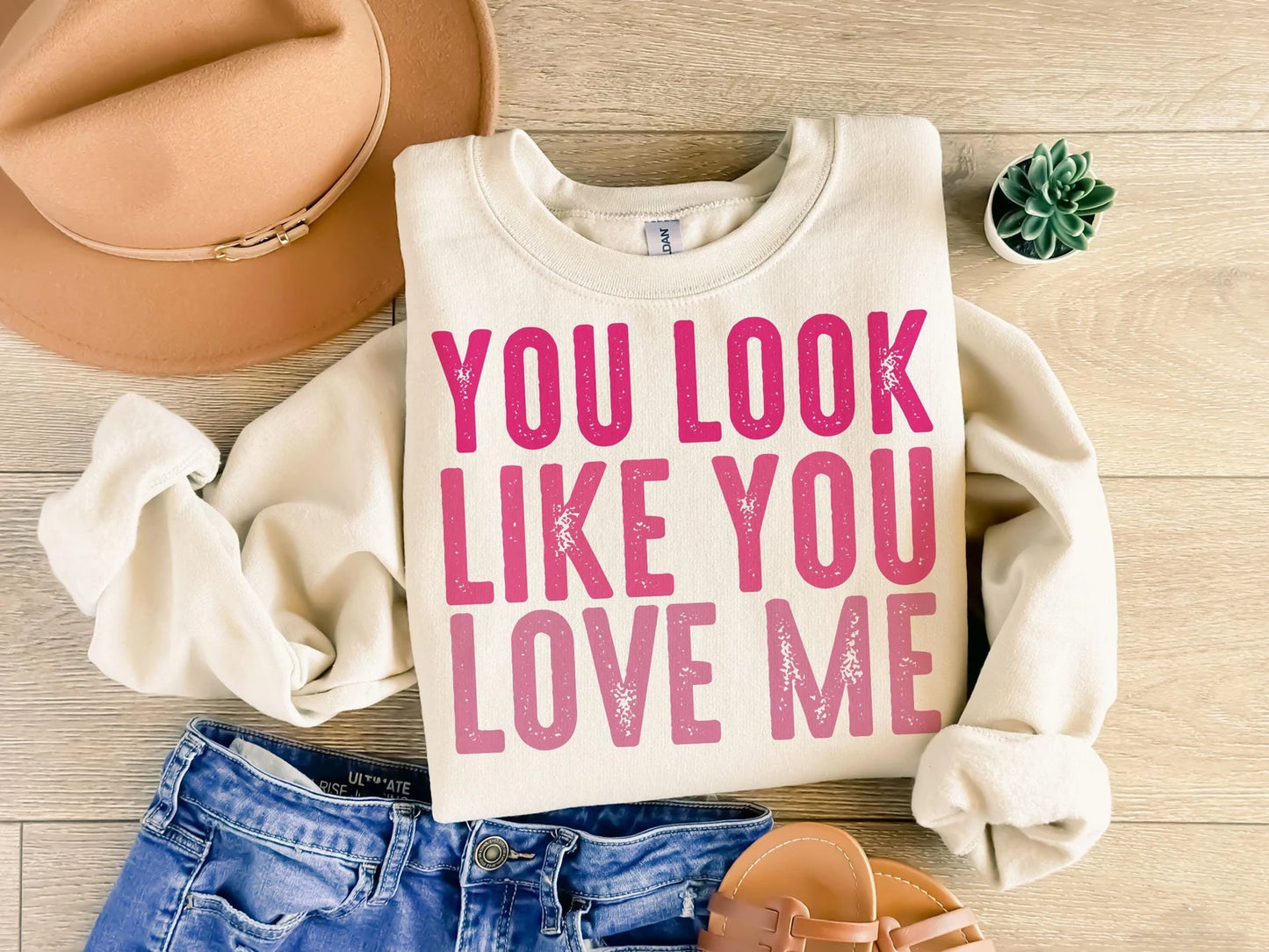 YOU LOOK LIKE YOU LOVE ME- TRANSFER ONLY