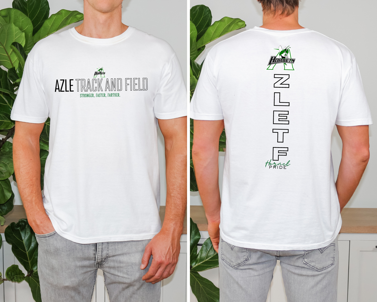 TRACK AND FIELD STRONGER FASTER FARTHER-COMFORT COLORS-AHSTRACK