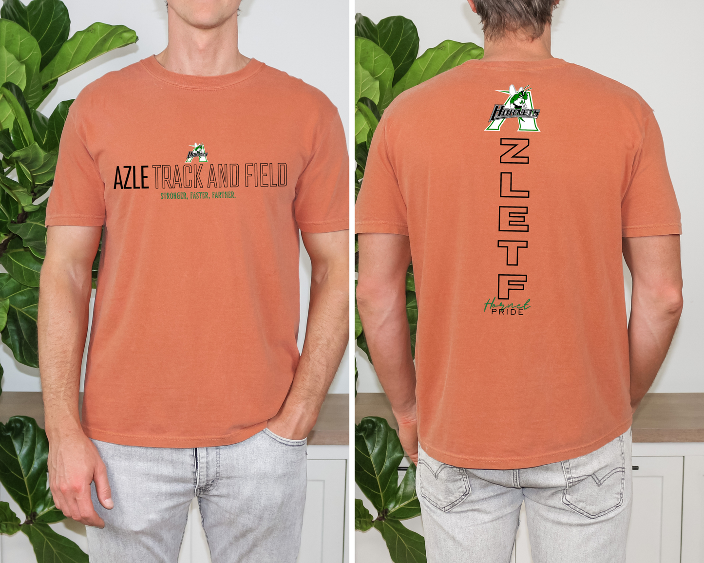 TRACK AND FIELD STRONGER FASTER FARTHER-COMFORT COLORS-AHSTRACK