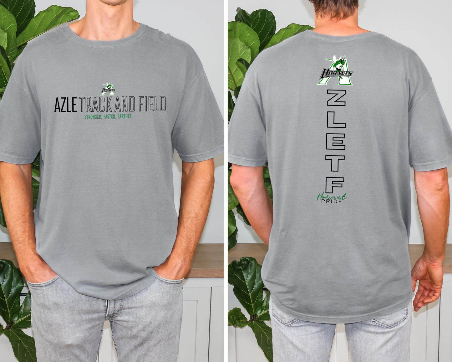 TRACK AND FIELD STRONGER FASTER FARTHER-COMFORT COLORS-AHSTRACK