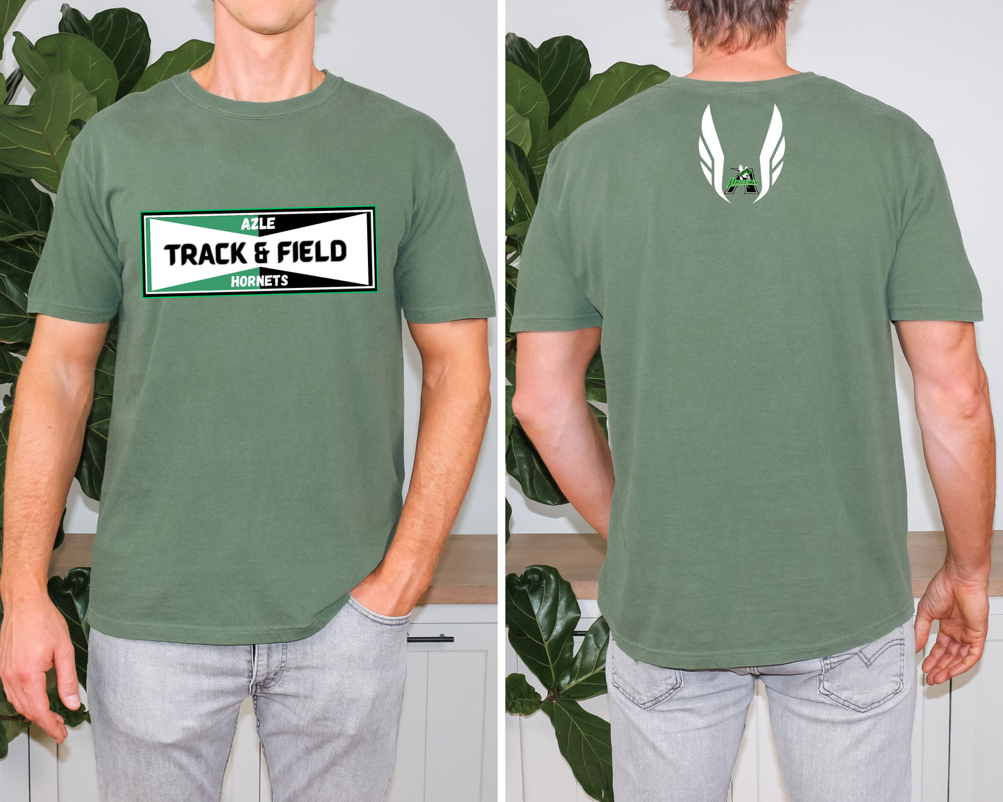 AZLE TRACK BLOCK AND WINGS -COMFORT COLORS-AHSTRACK