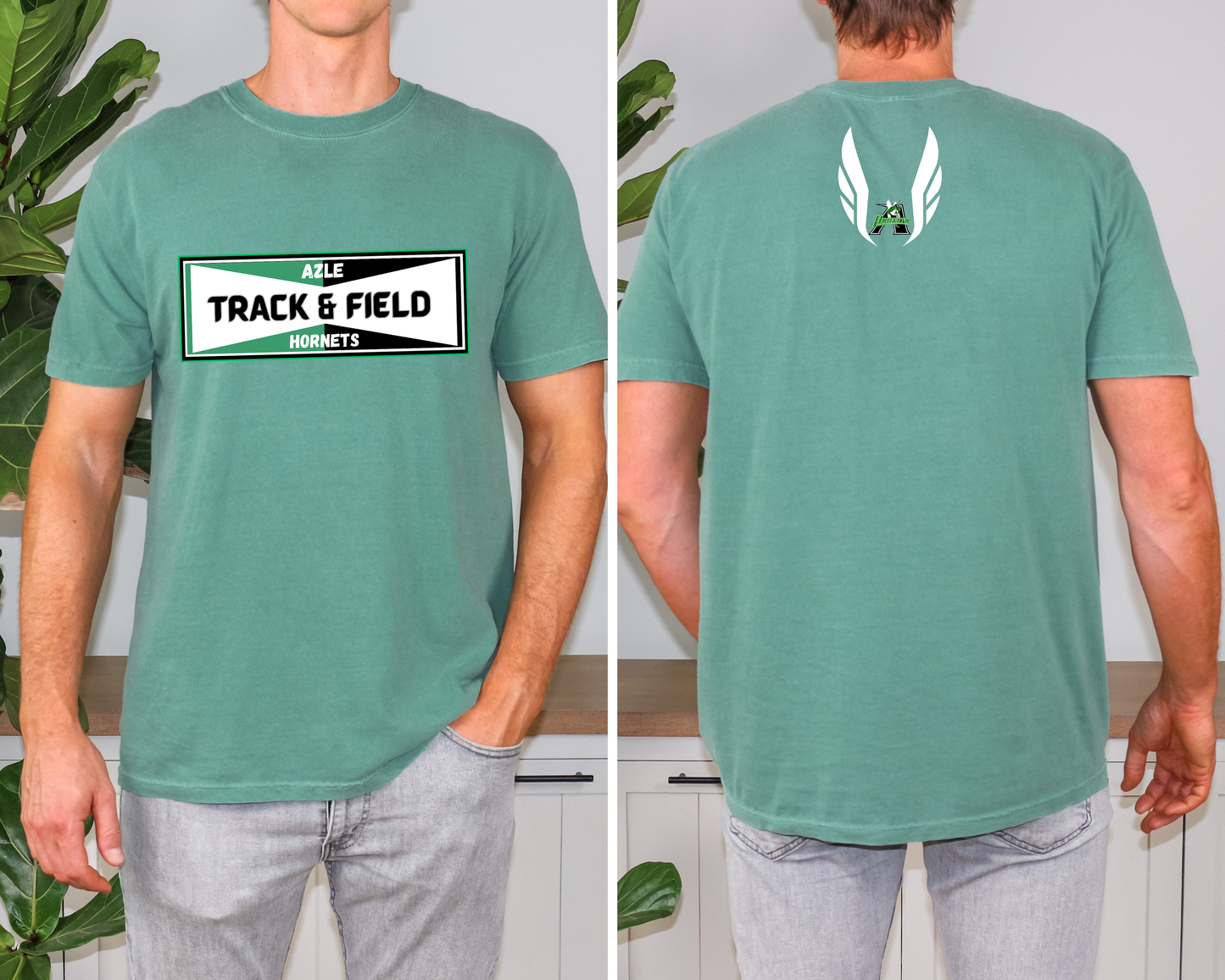 AZLE TRACK BLOCK AND WINGS -COMFORT COLORS-AHSTRACK