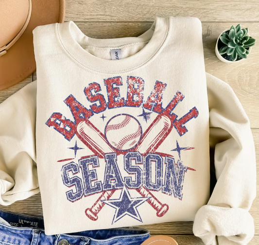 Baseball Season Bats-TRANSFER ONLY