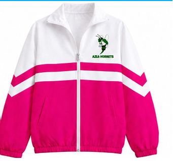 Azle Hornets FULL ZIP Windbreaker Pink-PROJECTGRAD2027