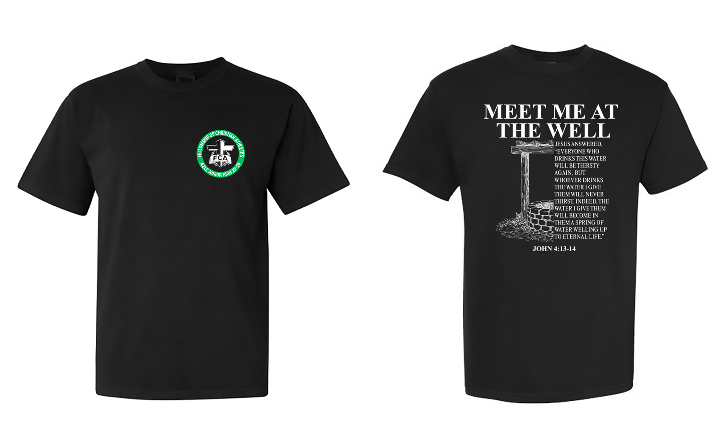 MEET ME AT THE WELL GREEN AND WHITE-FCAAJH