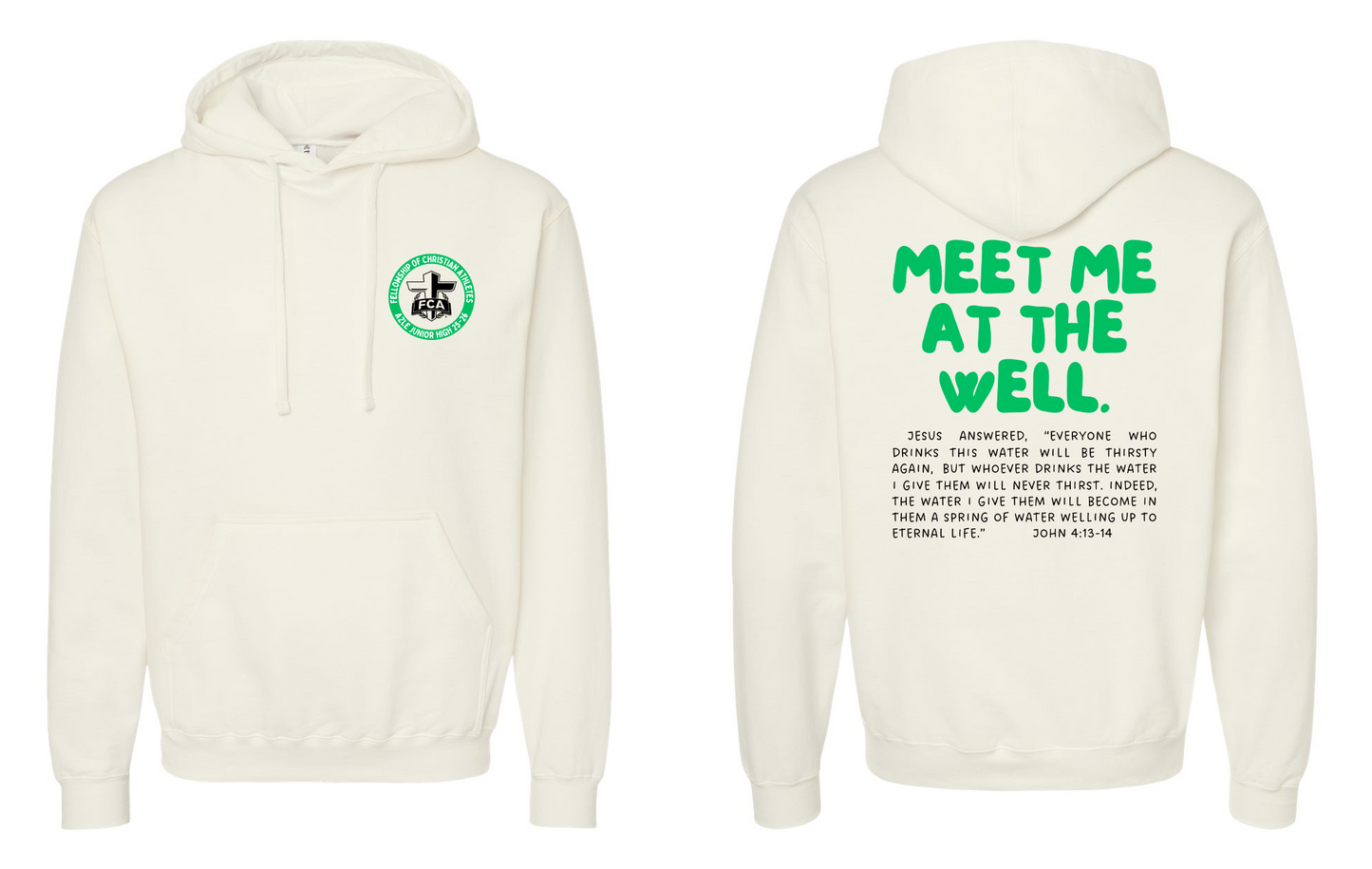 MEET ME AT THE WELL GREEN AND BLACK BUBBLE LETTERS-FCAAJH