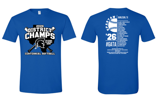 Centennial Softball District Shirt-CENN