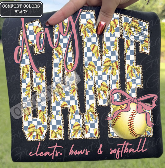 GAME DAY SOFTBALL -TRANSFER ONLY