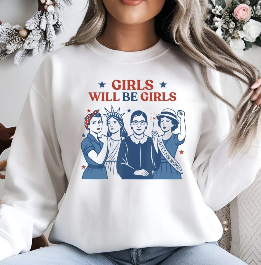 GIRLS WILL BE GIRLS STATUE-TRANSFER ONLY