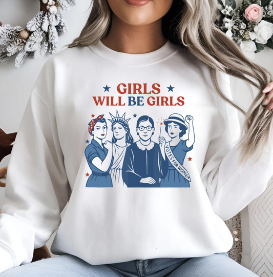 GIRLS WILL BE GIRLS STATUE-TRANSFER ONLY