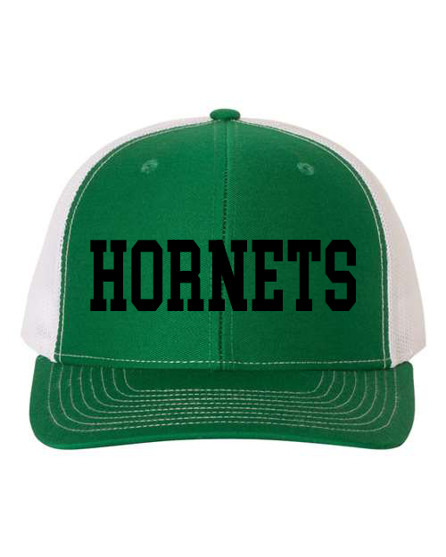 Hornets Puff Embroidery Hat-MGP