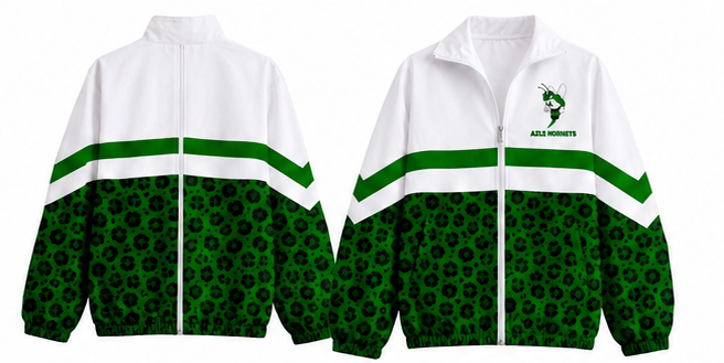 Azle Hornets FULL ZIP Windbreaker Leopard-PROJECTGRAD2027