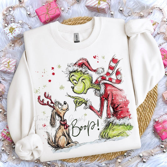 Grinch Boop- TRANSFER ONLY