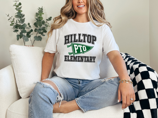 Hilltop PTO Elementary Pennant Flag -HILLTOP