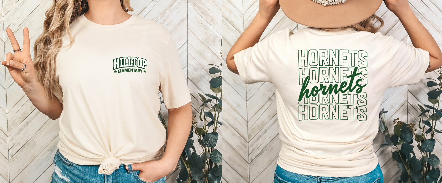 Hilltop Hornets Arched -HILLTOP