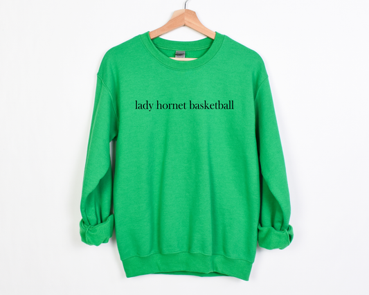 Lady Hornet Basketball Simple Sweater-BB