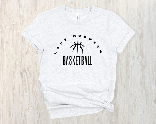 Lady Hornet Basketball Arched -BB