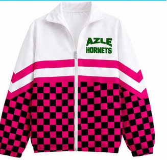 Azle Hornets FULL ZIP Windbreaker Pink-PROJECTGRAD2027