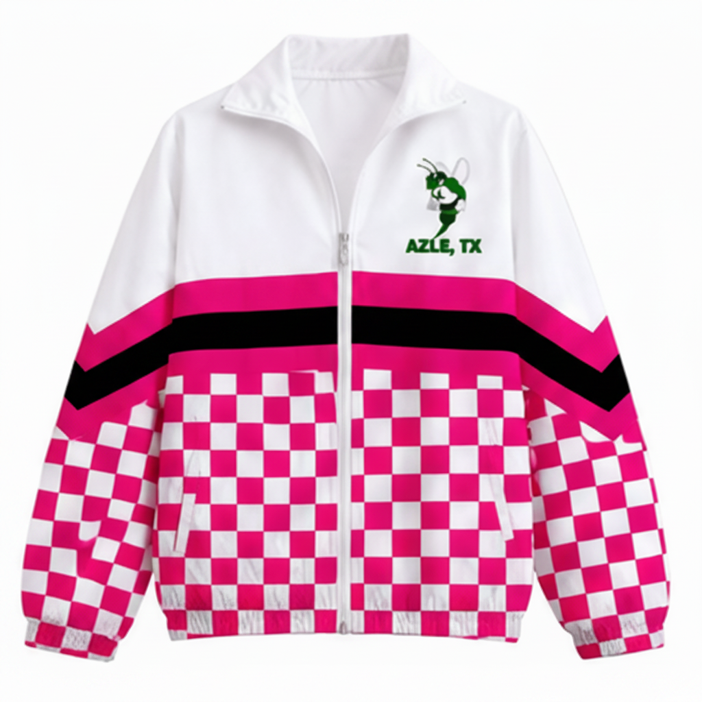 Azle Hornets FULL ZIP Windbreaker Pink-PROJECTGRAD2027