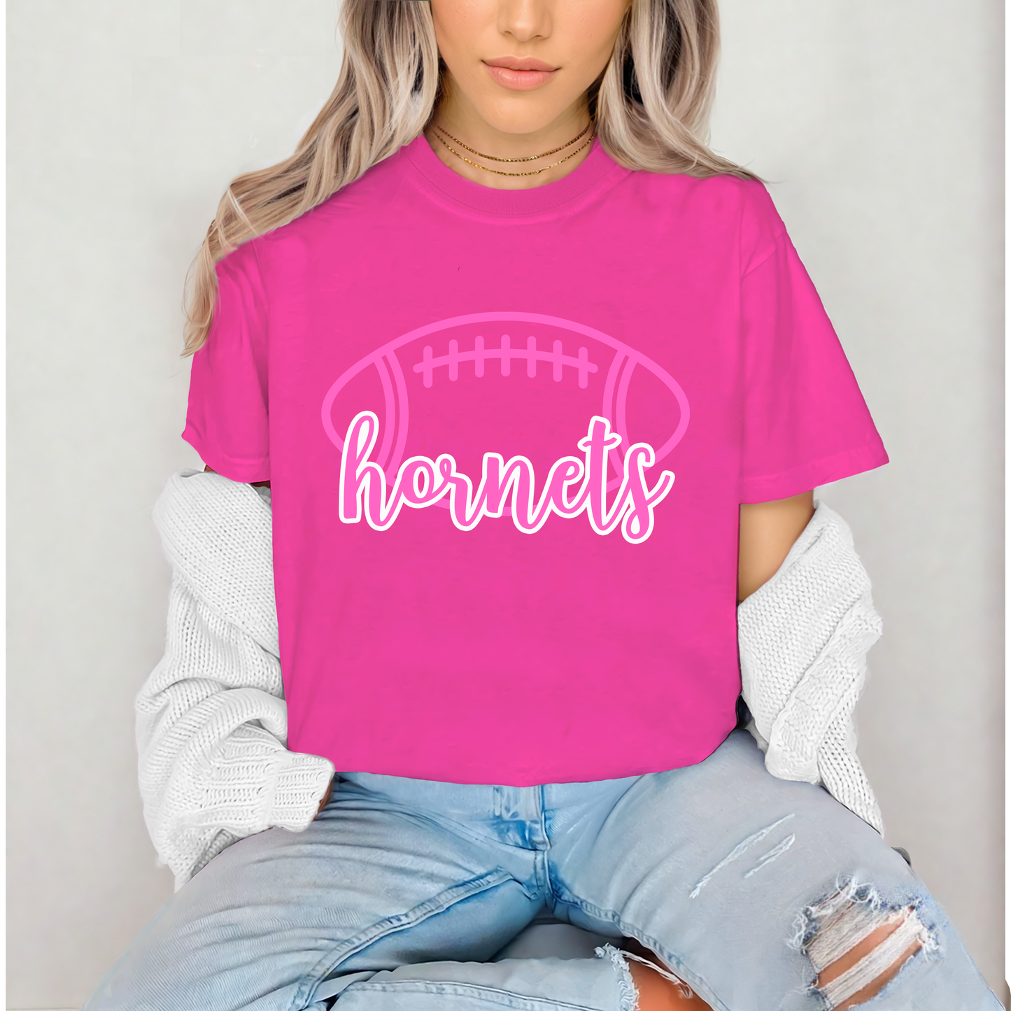 Hornets Pink Football-HSCHEER