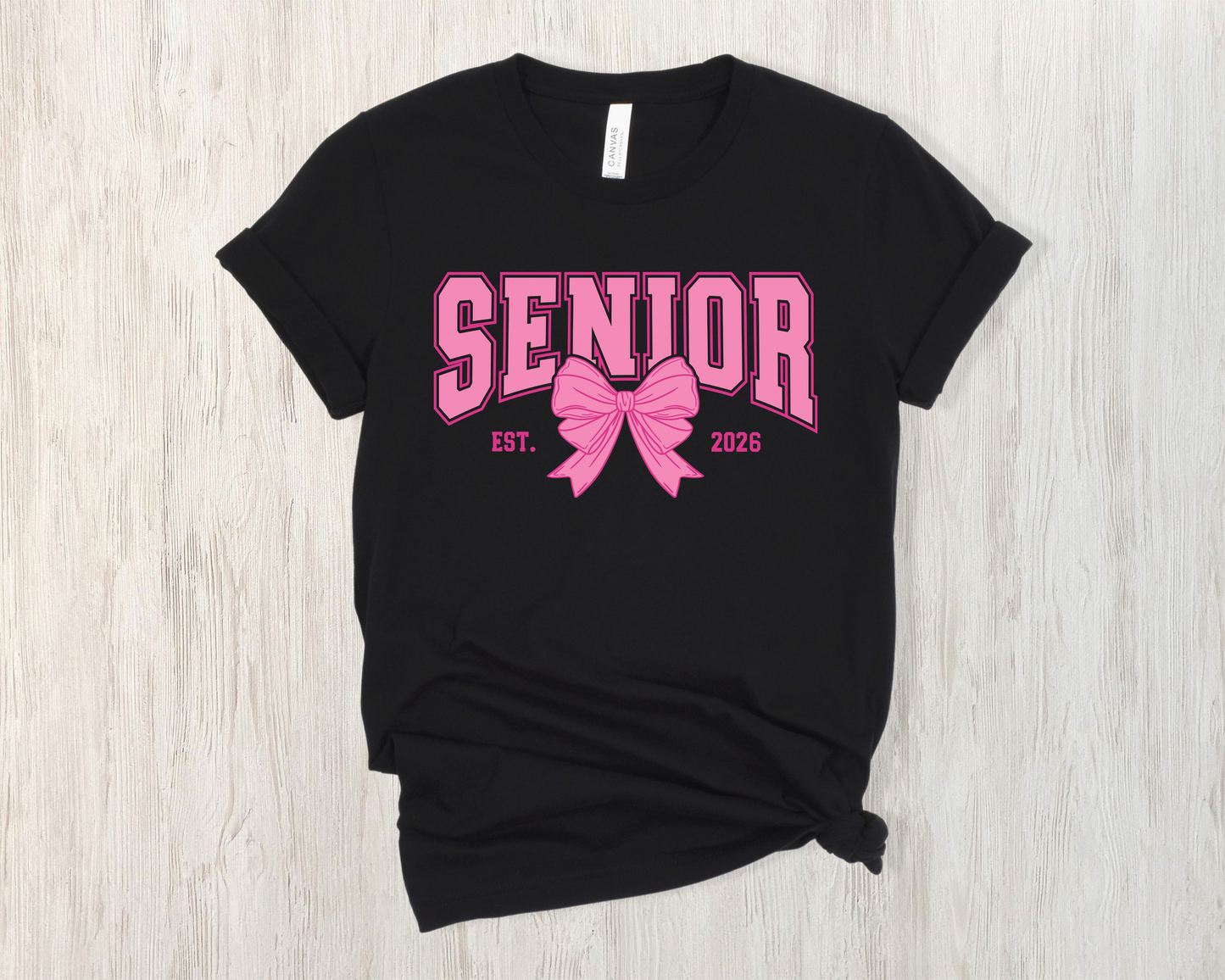 SENIORS PINK BOW-Comfort Colors-AHS2026