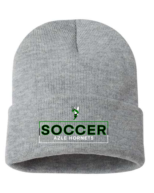 LADY HORNETS SOCCER SQUARE EMBROIDERY BEANIE-AHSSOCCER