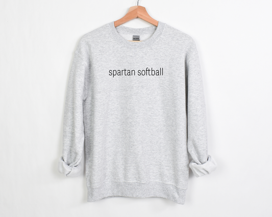 Spartan Softball Simple Sweatshirt-CENN