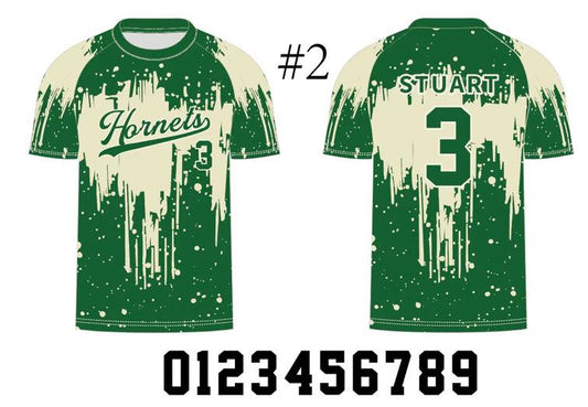 Full Sublimation Hornets Jersey Splatter