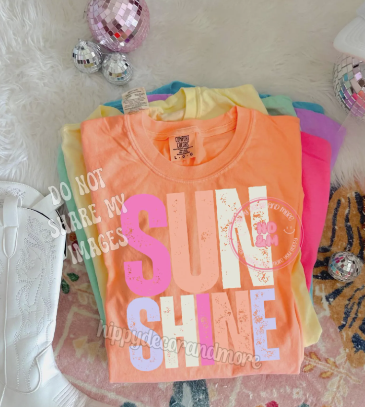 Sunshine Colorful- TRANSFER ONLY