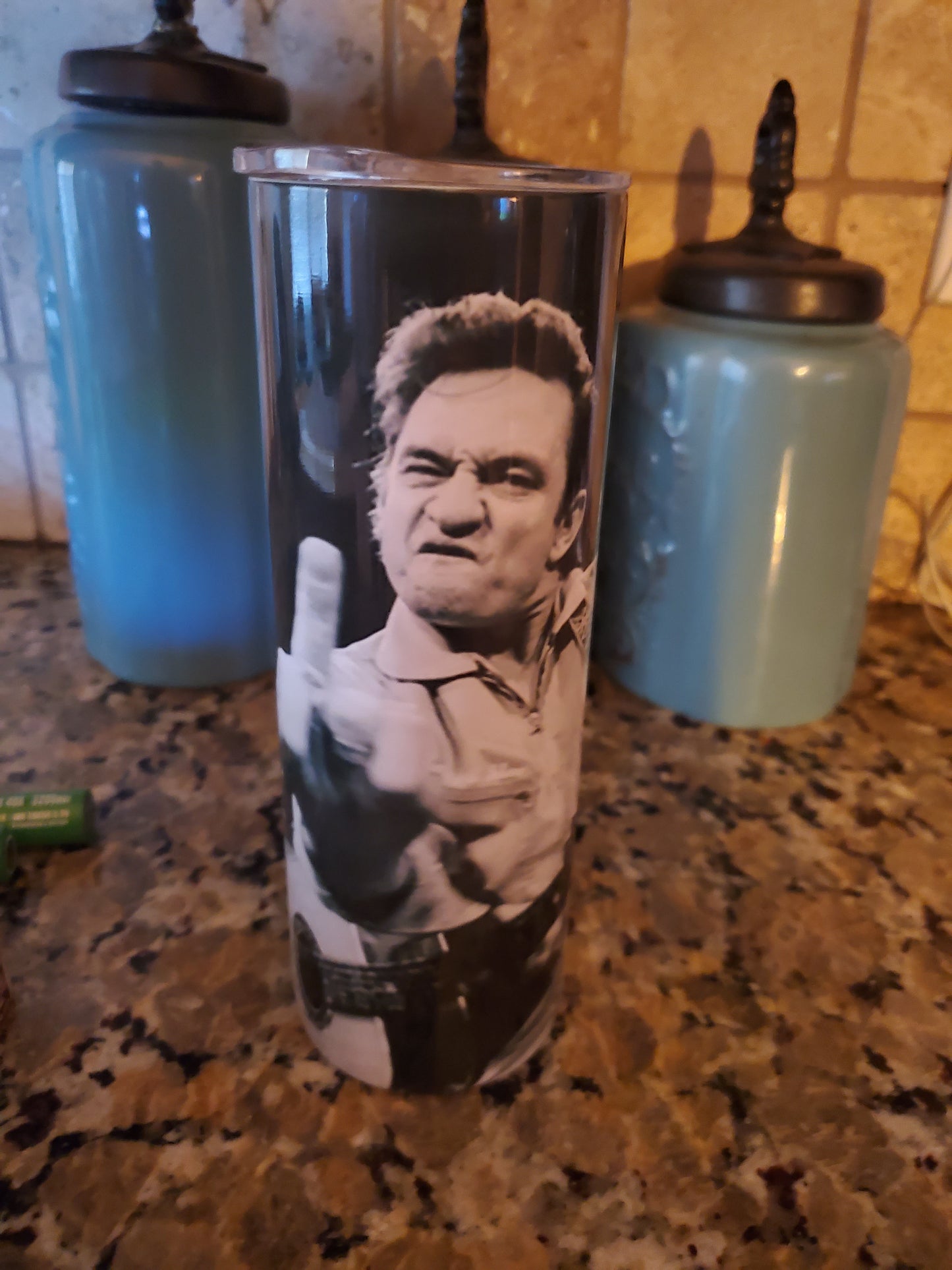 Johnny Cash Tumbler