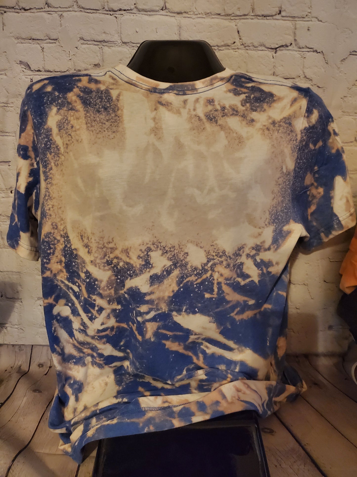 Navy store bleached shirt