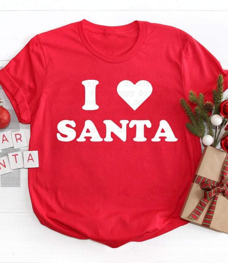 I Love Santa-TRANSFER ONLY