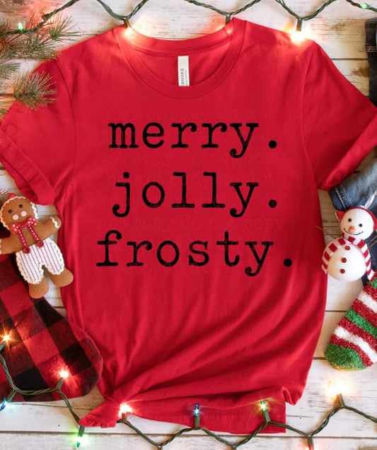 Merry Jolly Frosty-TRANSFER ONLY