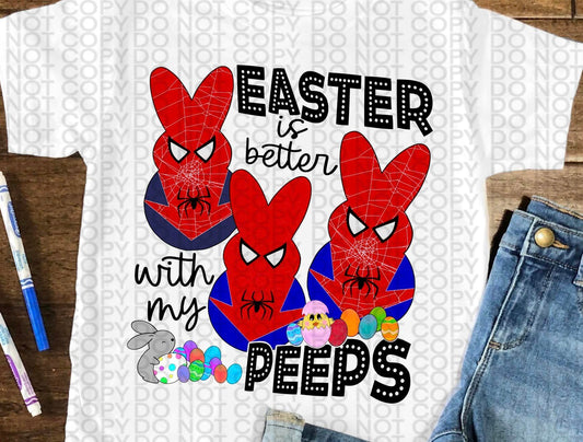 EASTER PEEPS SPIDEY -TRANSFER ONLY