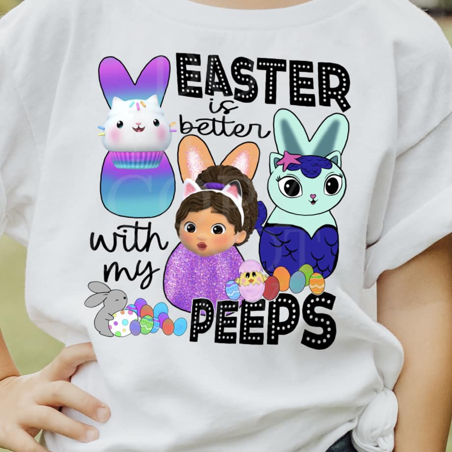 Easter Peeps Gabby's Dollhouse-TRANSFER ONLY