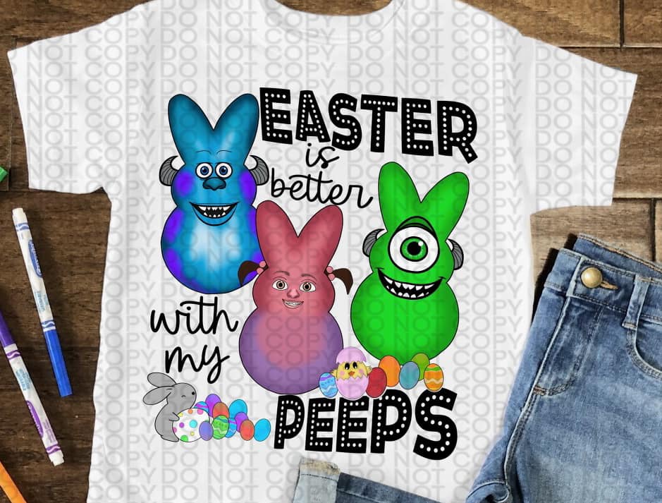 EASTER PEEPS MONSTERS -TRANSFER ONLY