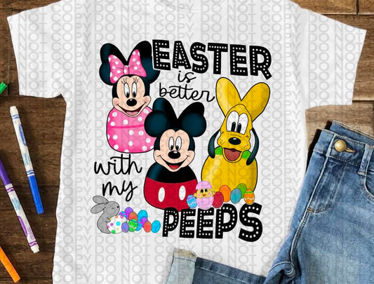 EASTER PEEPS MOUSE -TRANSFER ONLY