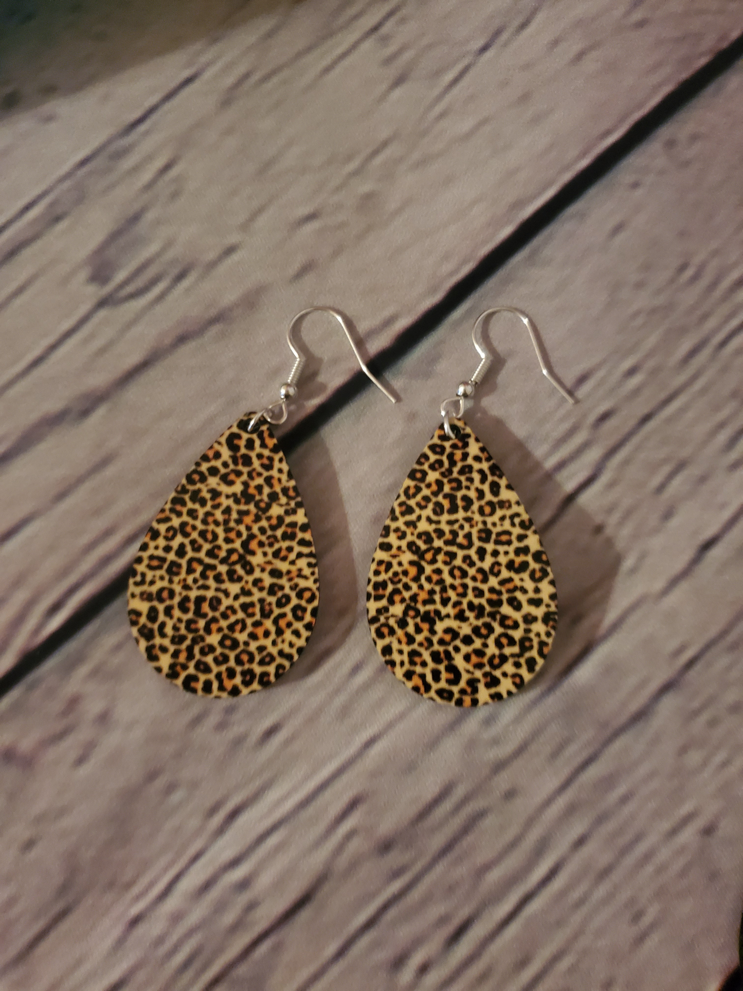 Leopard Print Earrings