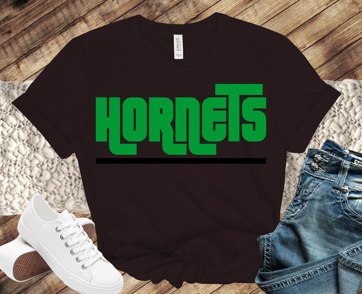 Hornets Block Letters-AHSS
