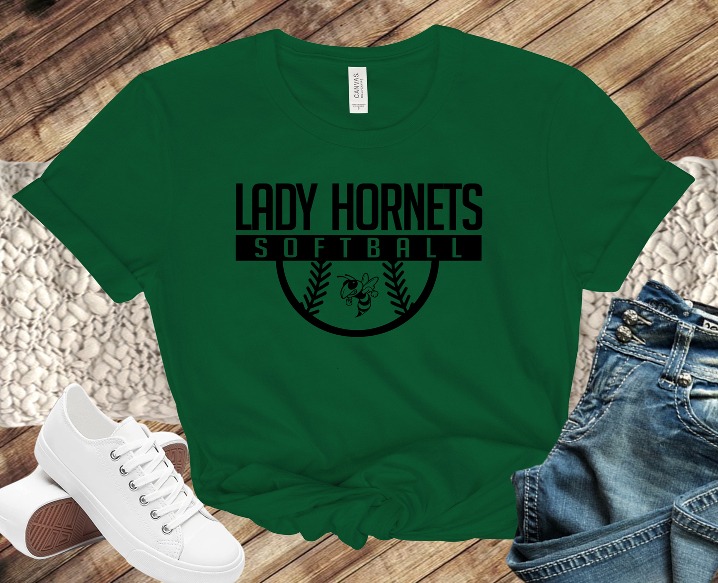 Lady Hornets Softball Black Buzzy-AHSSB