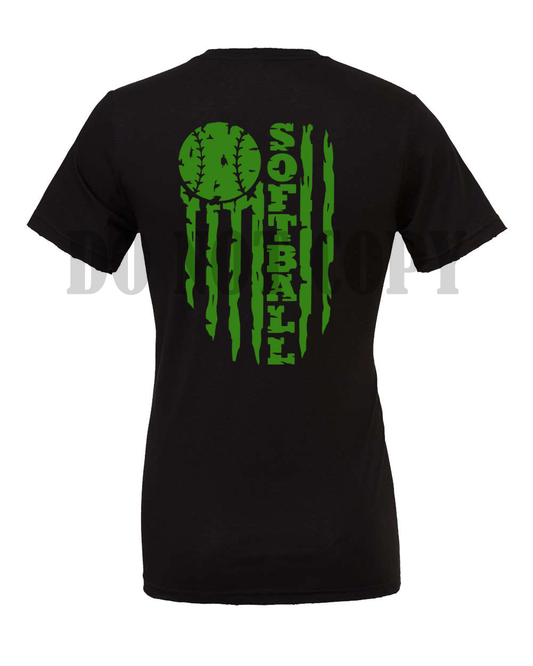 Azle Softball Flag Tee
